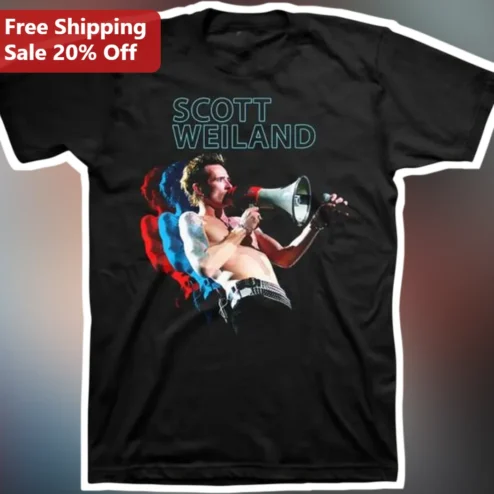 Scott Weiland Tee Rock Icon Tribute Graphic T-Shirt for Men Women