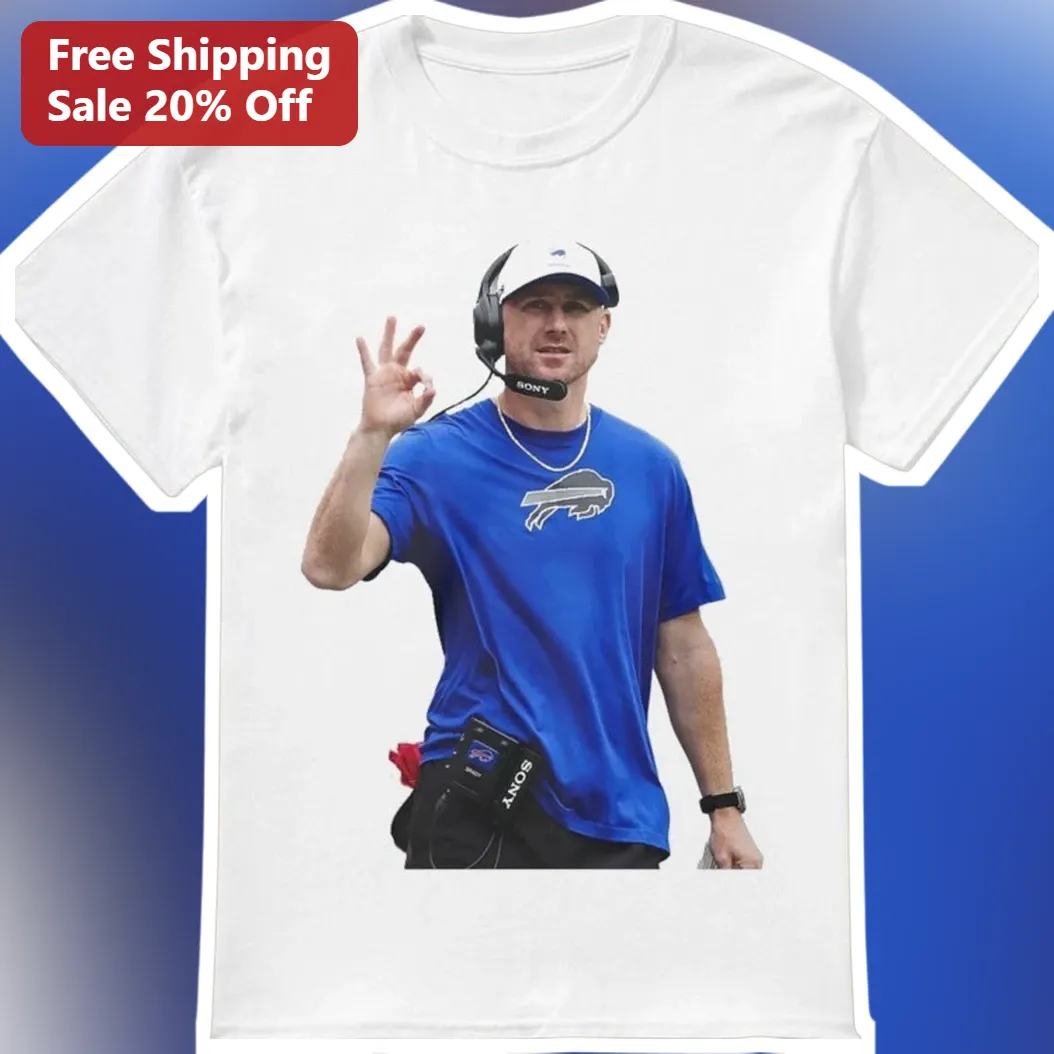 Sean McDermott Tee Buffalo Bills Coach Graphic Shirt NFL Fan Apparel Gift