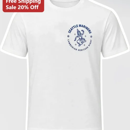 Seattle Mariners Cambodian Heritage Night Tee Baseball Fan Gift