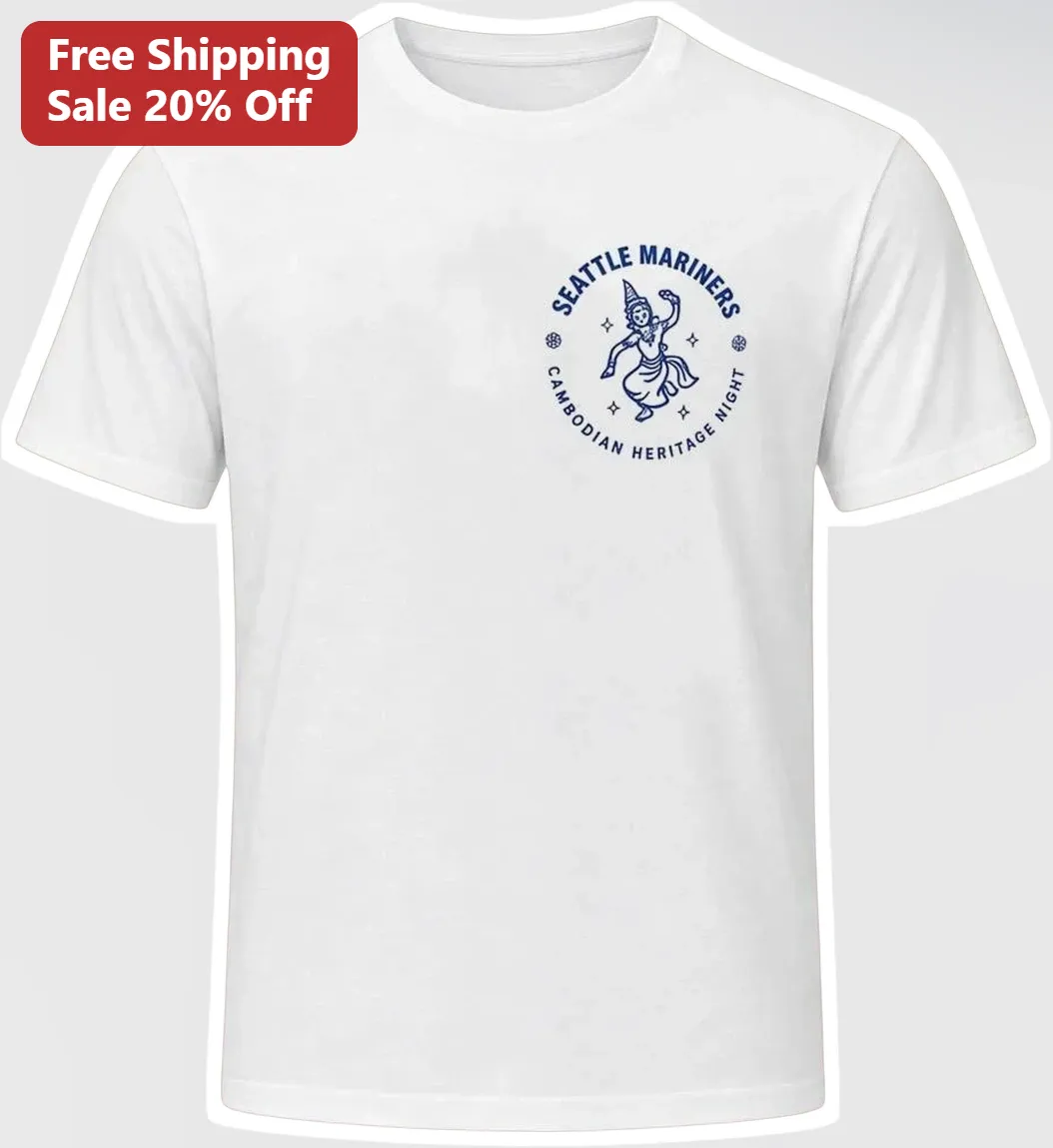 Seattle Mariners Cambodian Heritage Night Tee Baseball Fan Gift