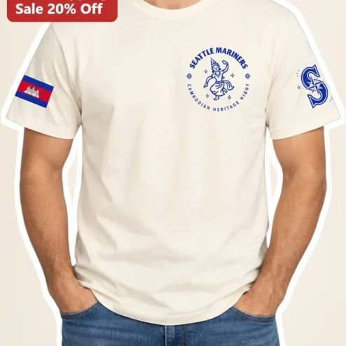 Seattle Mariners Cambodian Heritage Night Tee First Ever Cultural Pride Baseball Shirt