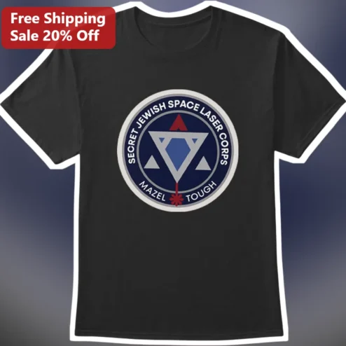 Secret Jewish Space Laser Corps Mazel Tough Graphic Tee