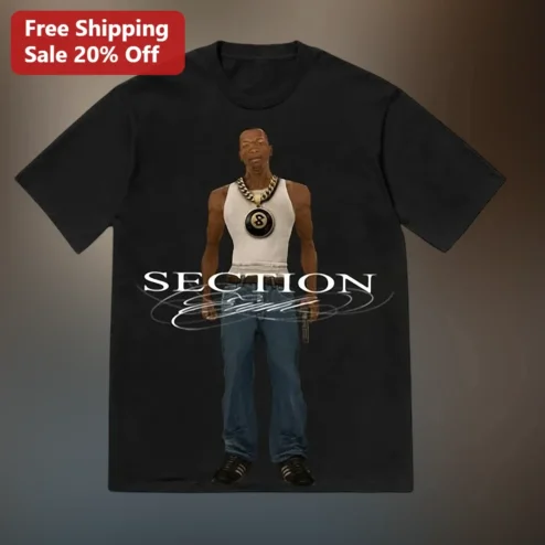 Section 8 Tenpenny GTA San Andreas Officer Graphic Tee