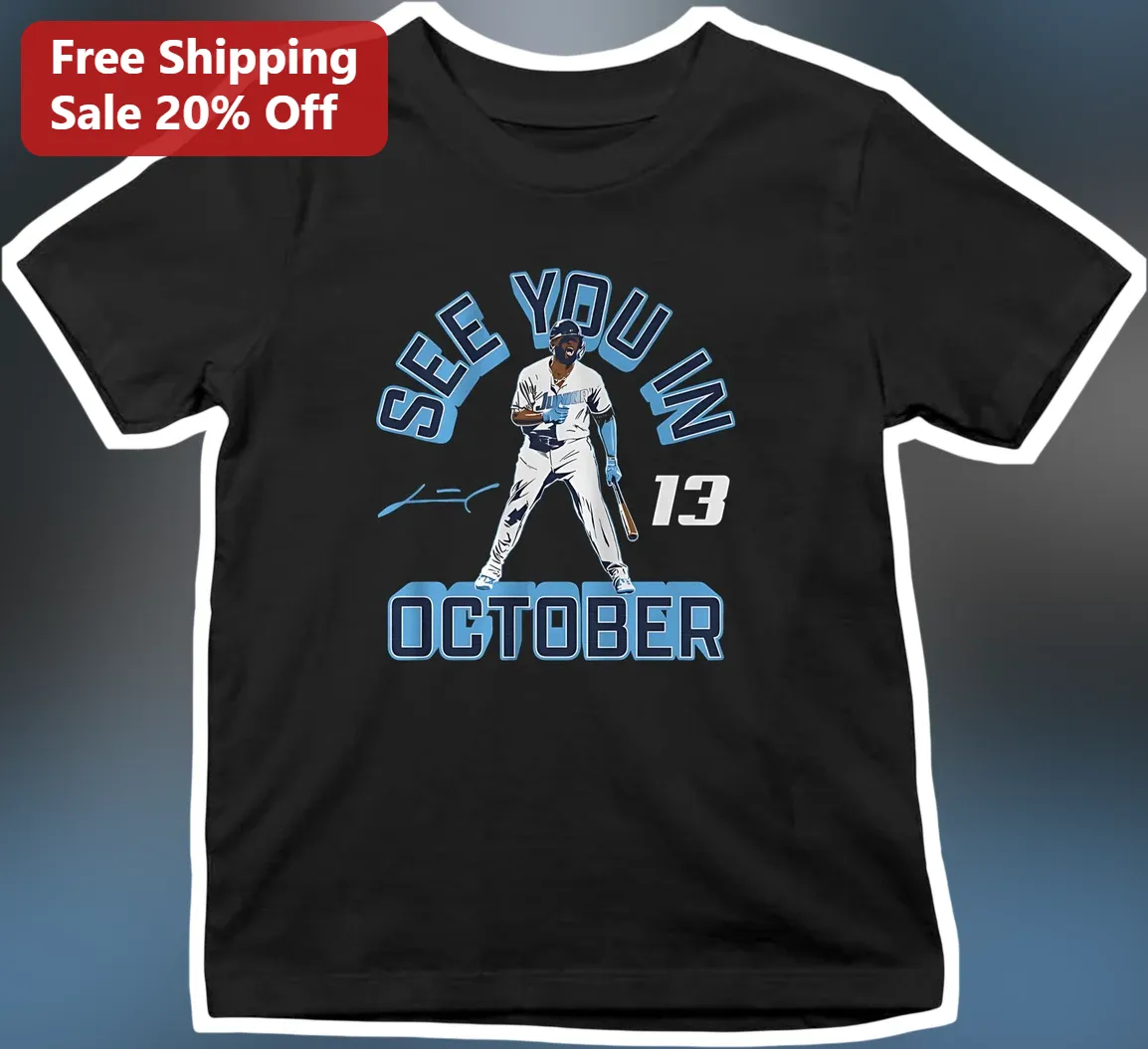 See You In October Aaron Judge Signature New York Yankees Baseball Player Graphic Tee