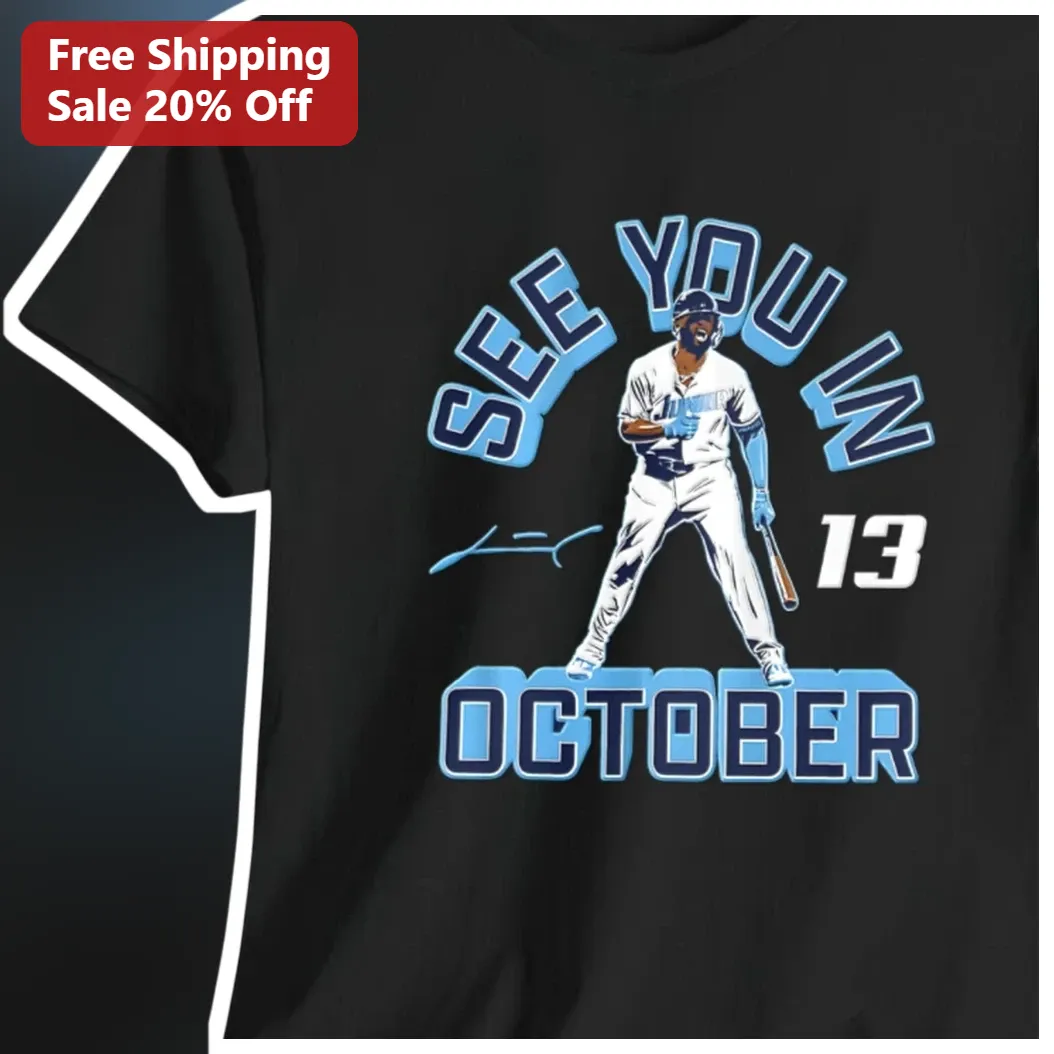 See You In October Juan Soto Signature Baseball Tee