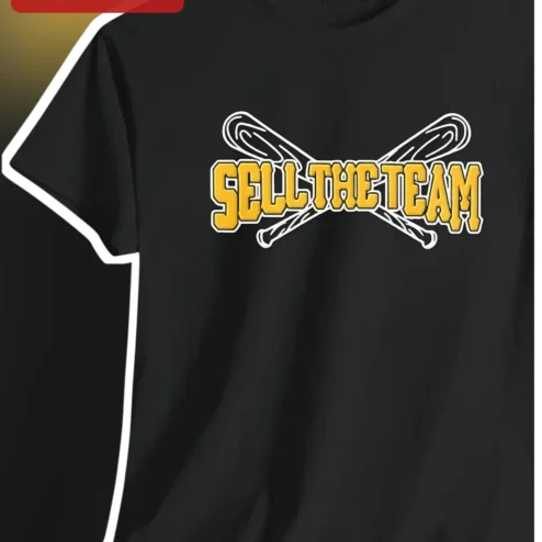 Sell The Team Baseball Tee Crossed Bats Varsity Graphic Shirt for Men Women Fans