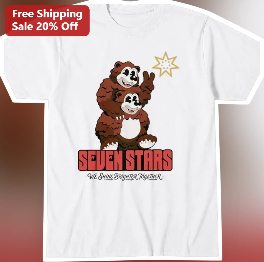 Seven Stars We Shine Brighter Together Care Bears Graphic Tee