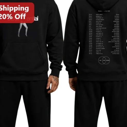 Sexis Essential Doja Cat Hoodie Black Pullover Streetwear