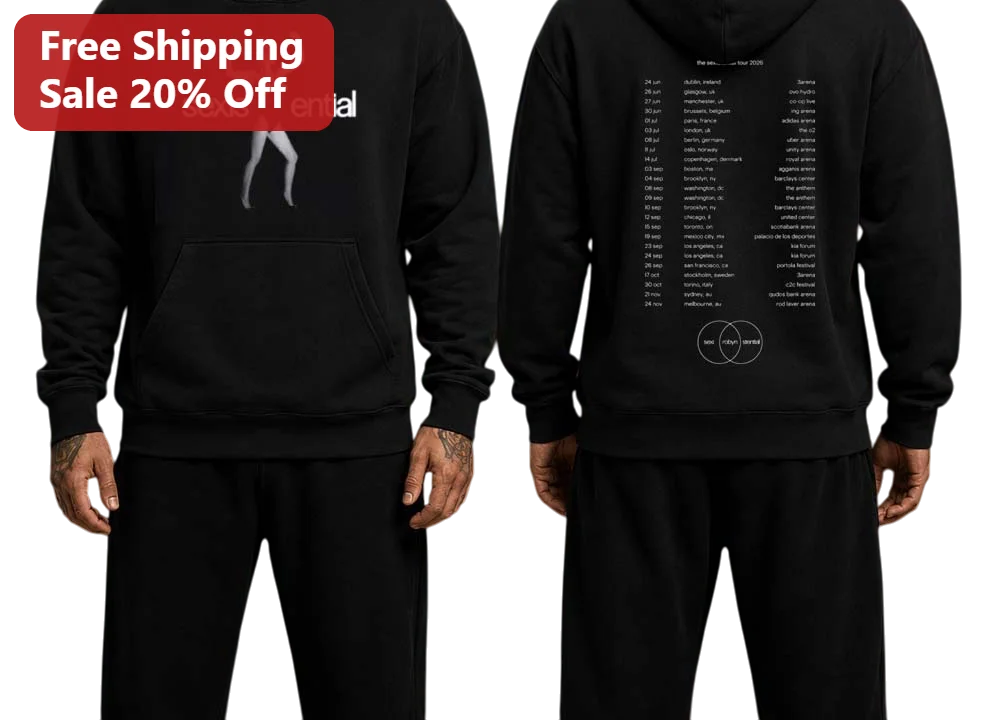 Sexis Essential Doja Cat Hoodie Black Pullover Streetwear
