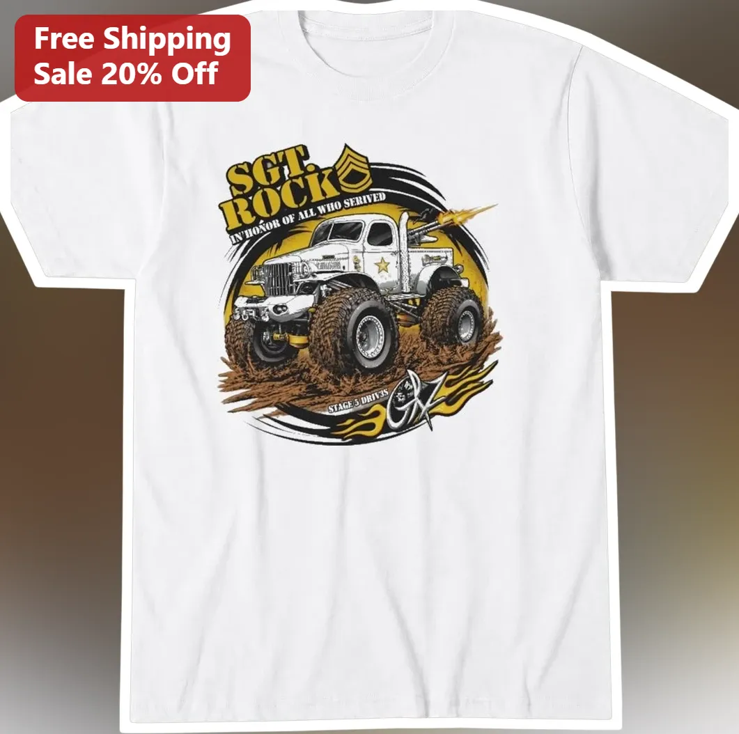 Sgt. Rock In Honor Of All Who Served Graphic Tee For Military Veterans And Comic Fans