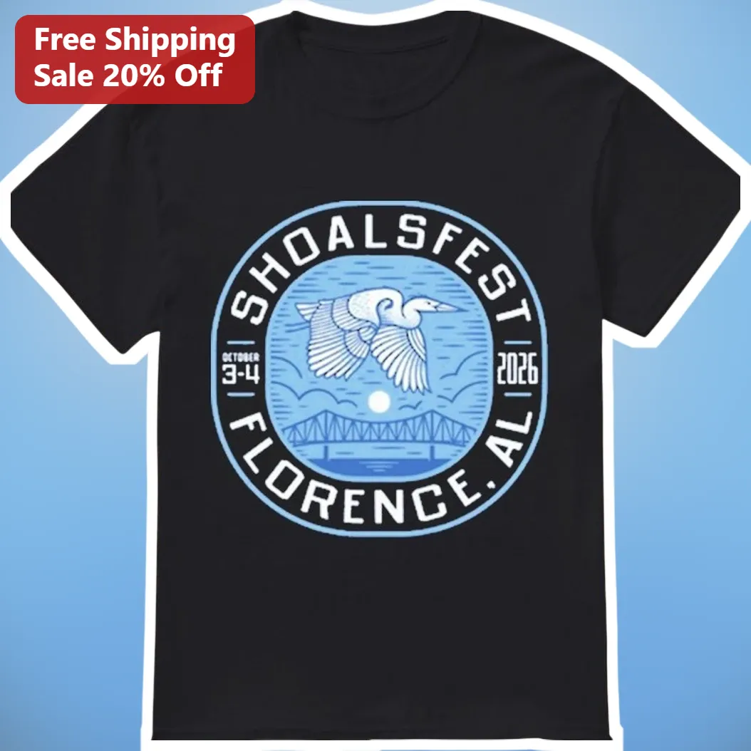 ShoalsFest Florence AL Tee Muscle Shoals Music Festival Souvenir Shirt