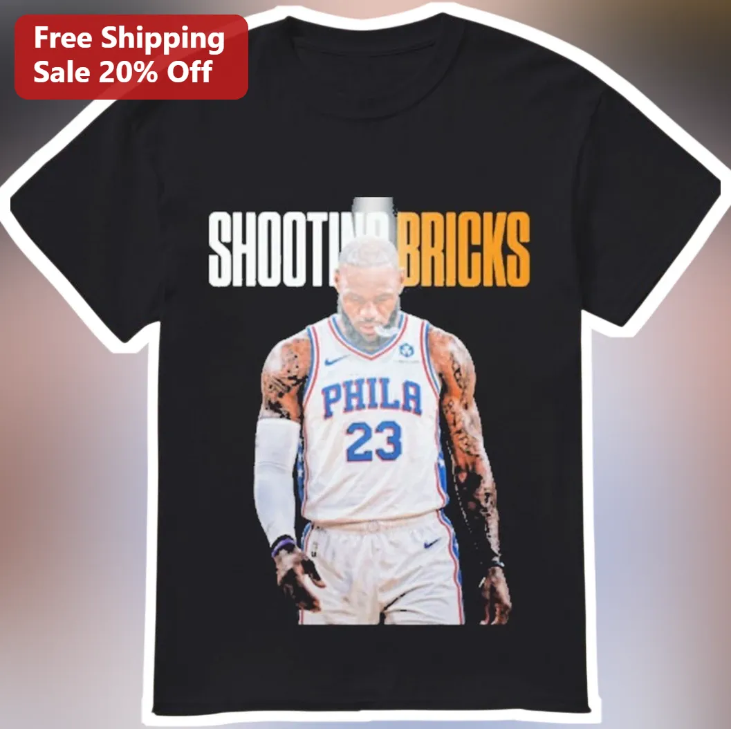 Shooting Bricks Basketball Meme Tee LeBron James Funny Gift