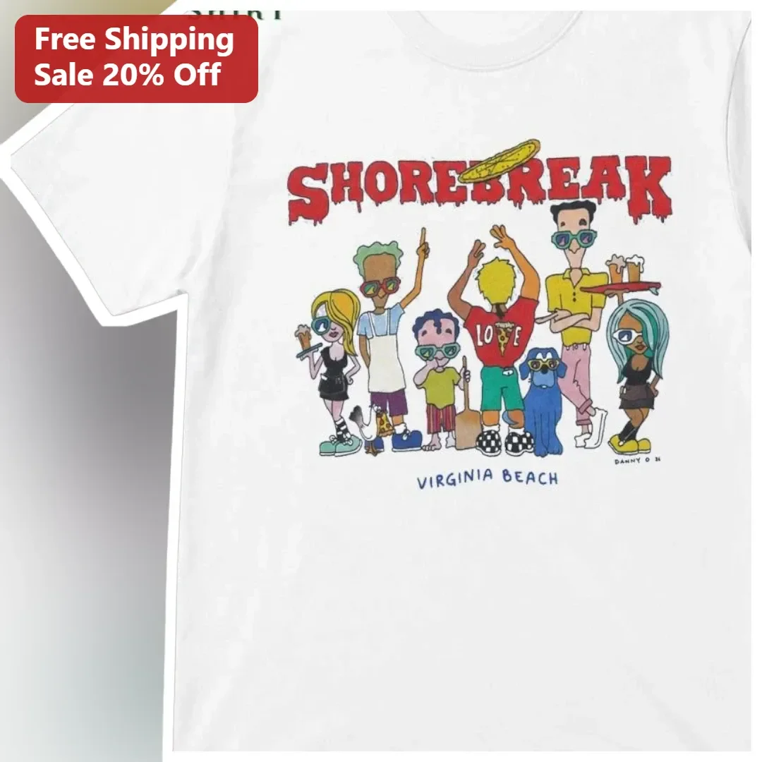 Shorebreak Virginia Beach Graphic Tee Danny O Cartoon Art