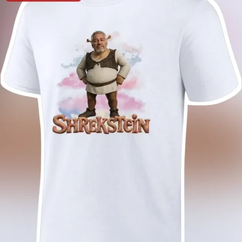 Shrekstein Shrek Parody Graphic Tee Funny Meme Culture Gift for Men Women