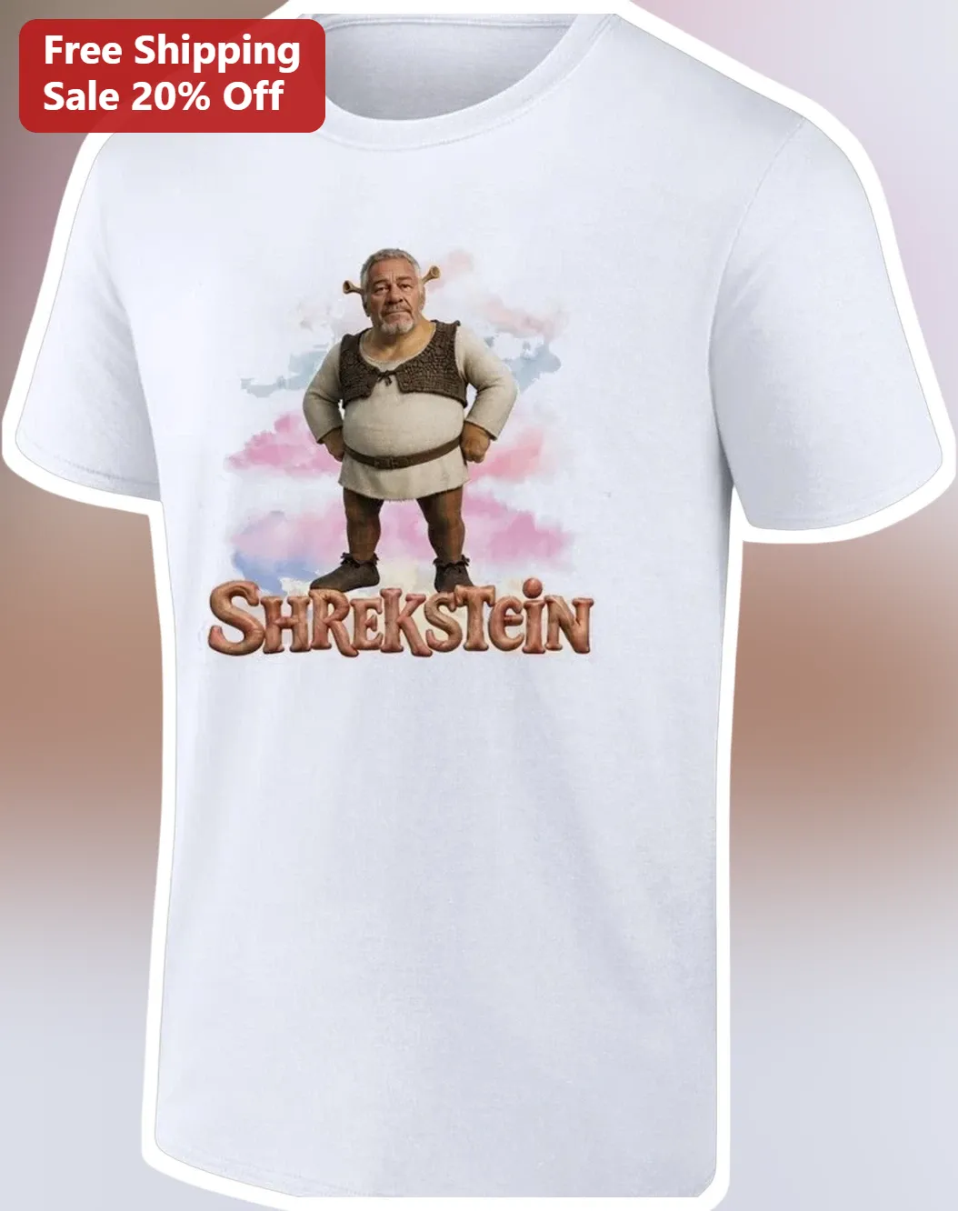 Shrekstein Shrek Parody Graphic Tee Funny Meme Culture Gift for Men Women