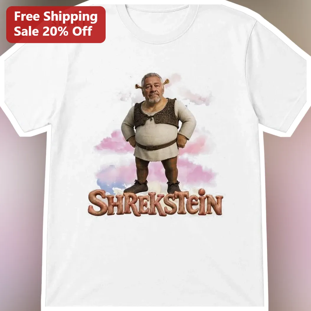 Shrekstein Tee Ian McKellen Shrek Parody Graphic T-Shirt for Men Women