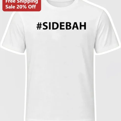 #SIDEBAR Tee Unisex Graphic T-Shirt for Podcasters Bloggers Content Creators
