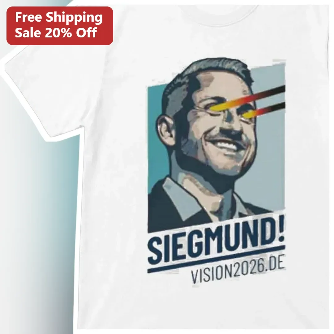 SIEGMUND! Christian Lindner Laser Eyes Pop Art Graphic Tee