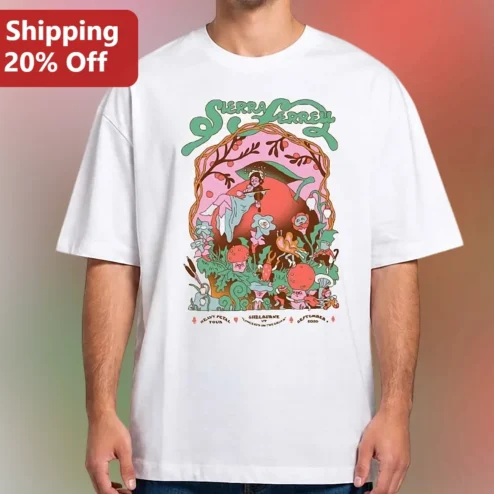 Sierra Ferrell Heavy Feel Tour Tee Psychedelic Folk Music Merch Shirt