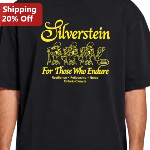 Silverstein For Those Who Endure Band Tee Ontario Canada Post Hardcore Merch