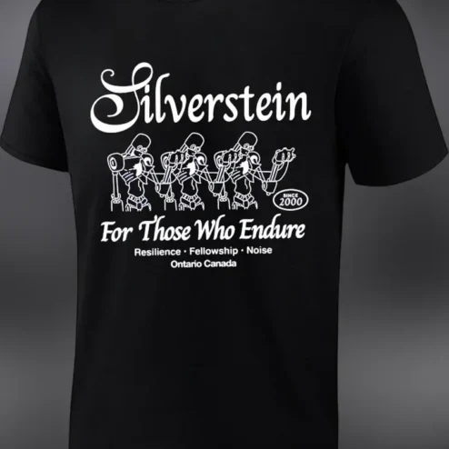 Silverstein For Those Who Endure Graphic Tee Post Hardcore Emo Band Merch Gift