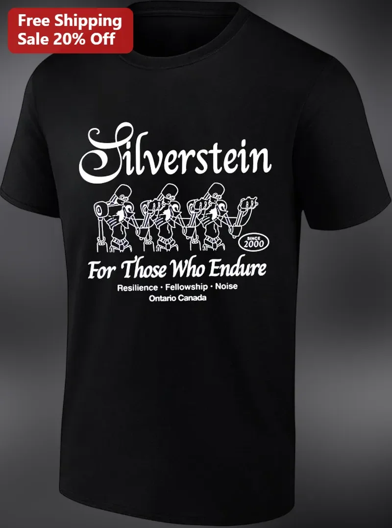 Silverstein For Those Who Endure Graphic Tee Post Hardcore Emo Band Merch Gift