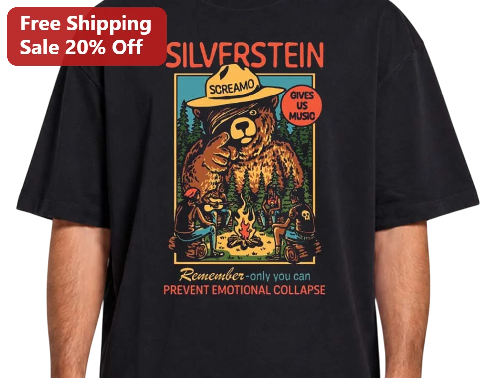 Silverstein Gives Us Music Emotional Collapse Bear Graphic Tee