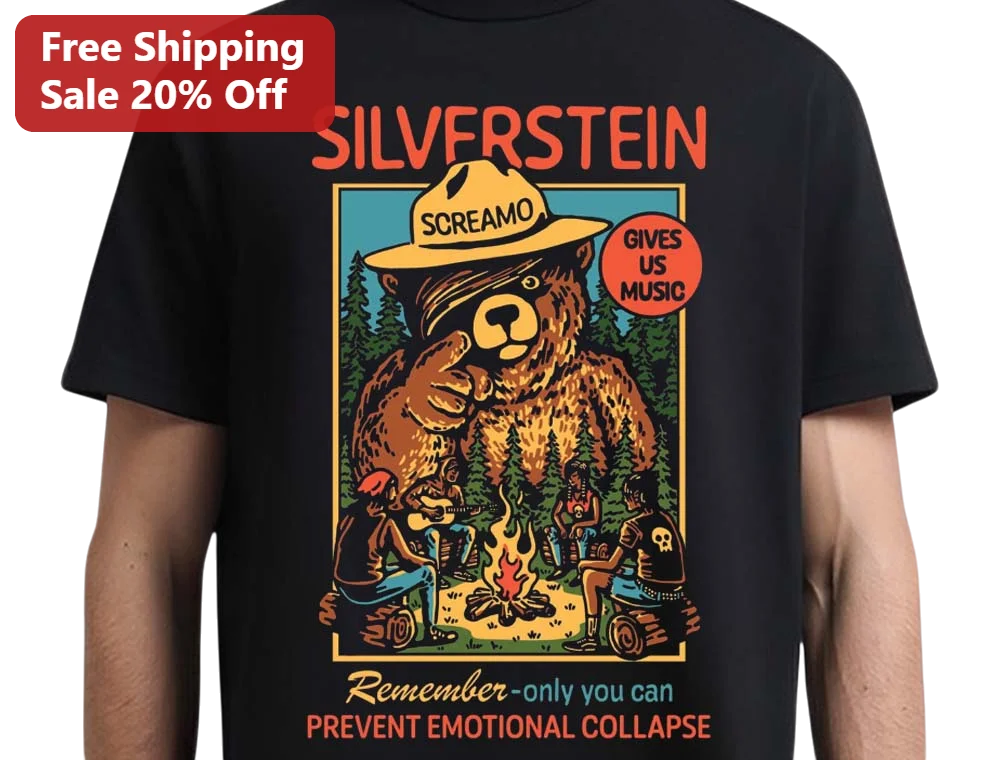 Silverstein Screamo Gives Us Music Remember Only You Can Prevent Emotional Collapse Graphic Tee