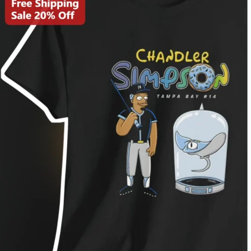 Simpsons Homer Baseball Fishing Graphic Tee Personalized Gift for Men