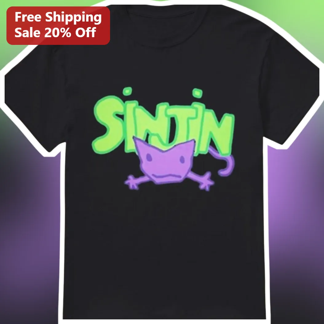 SINTIN Tee Mew Pokemon Parody Retro Gaming Y2K Vaporwave Cartoon Graphic T-Shirt