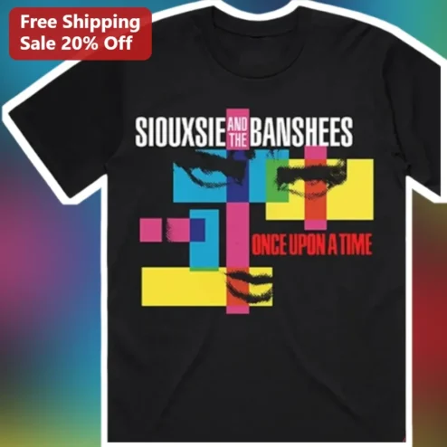 Siouxsie And The Banshees Once Upon A Time Graphic Tee Post-Punk New Wave Band Merch