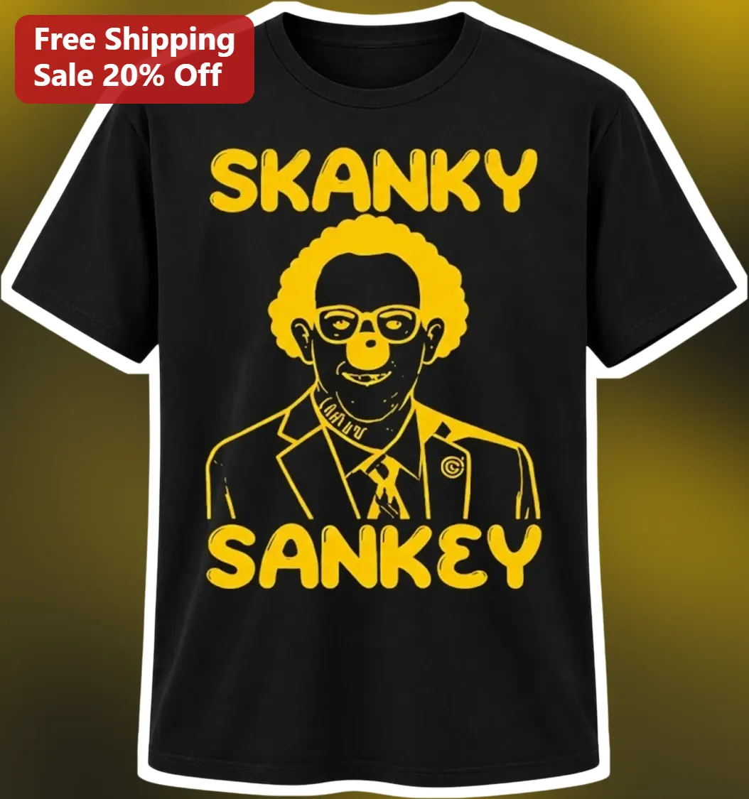 Skanky Sankey LSU Tigers Football History Clown Graphic Tee