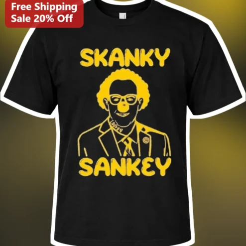 Skanky Sankey LSU Tigers Football History Graphic Tee