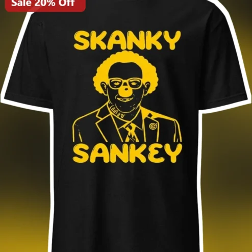 Skanky Sankey LSU Tigers Football History Tee