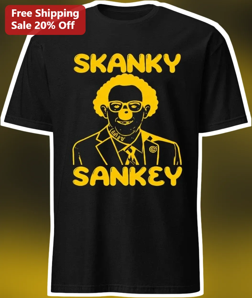 Skanky Sankey LSU Tigers Football History Tee
