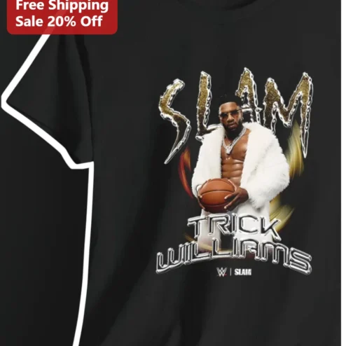 SLAM Trick Williams Tee WWE Superstar Matrick Belton TNA Champion Graphic Shirt