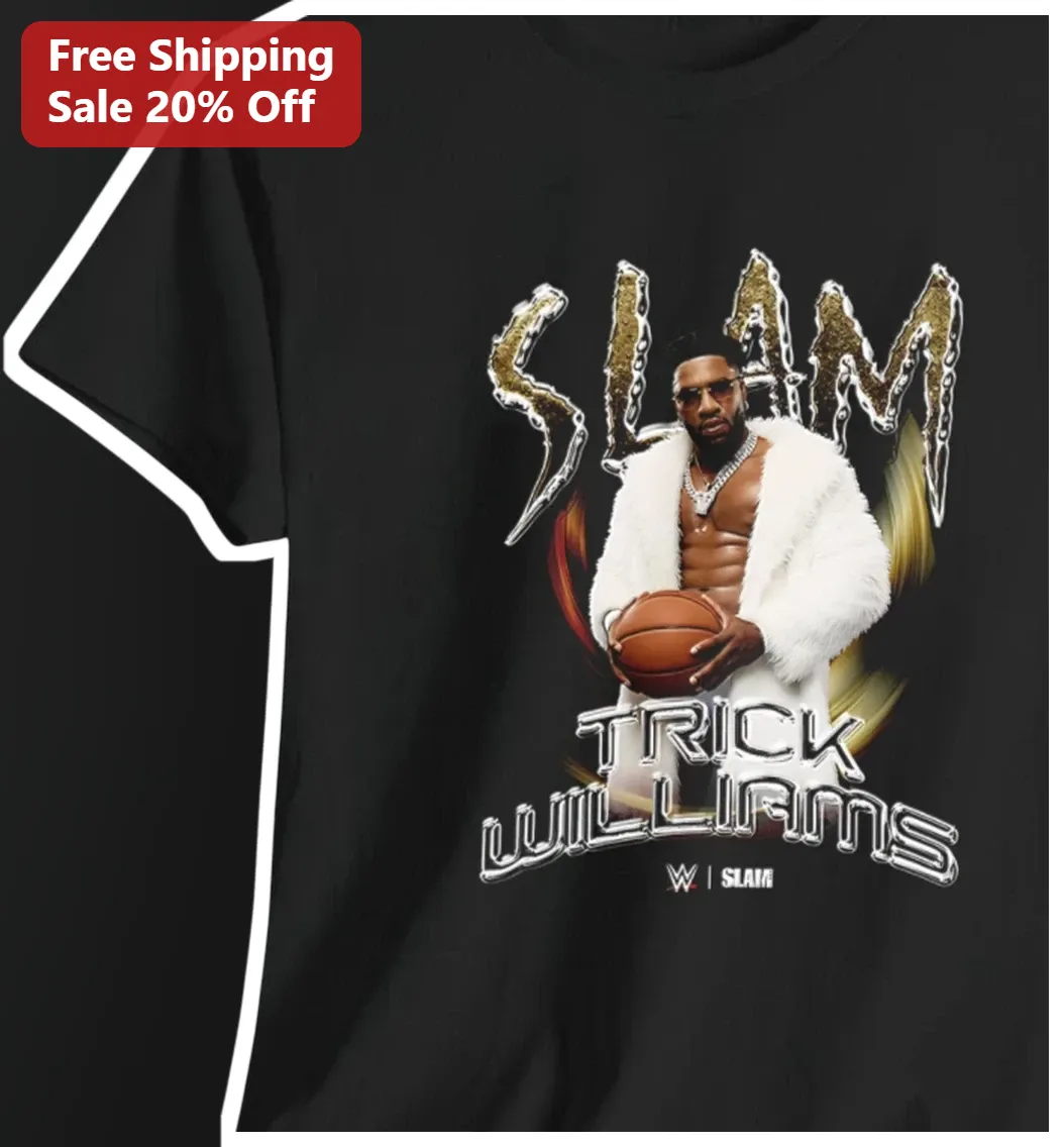 SLAM Trick Williams Tee WWE Superstar Matrick Belton TNA Champion Graphic Shirt