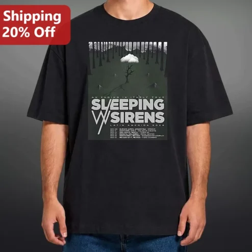 Sleeping With Sirens An Ending In Itself Tour Latin America 2026 Graphic Tee