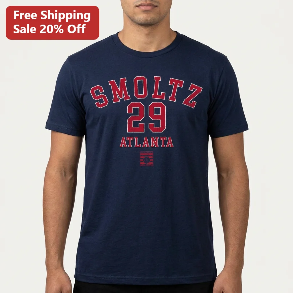 SMOLTZ 29 ATLANTA Tee John Smoltz Atlanta Braves Vintage Baseball Legend Shirt Gift for Fans
