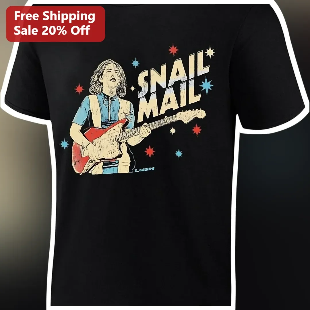 Snail Mail Indie Rock Band Tee Vintage Concert Merch Graphic Shirt for Music Fans
