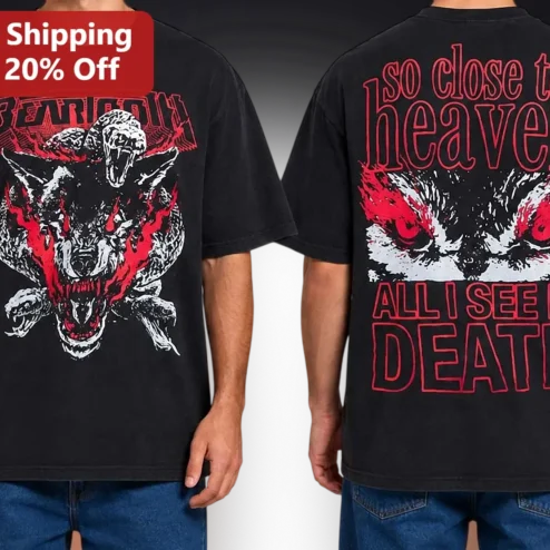 So Close To Heaven All I See Is Death Beartooth Graphic Tee