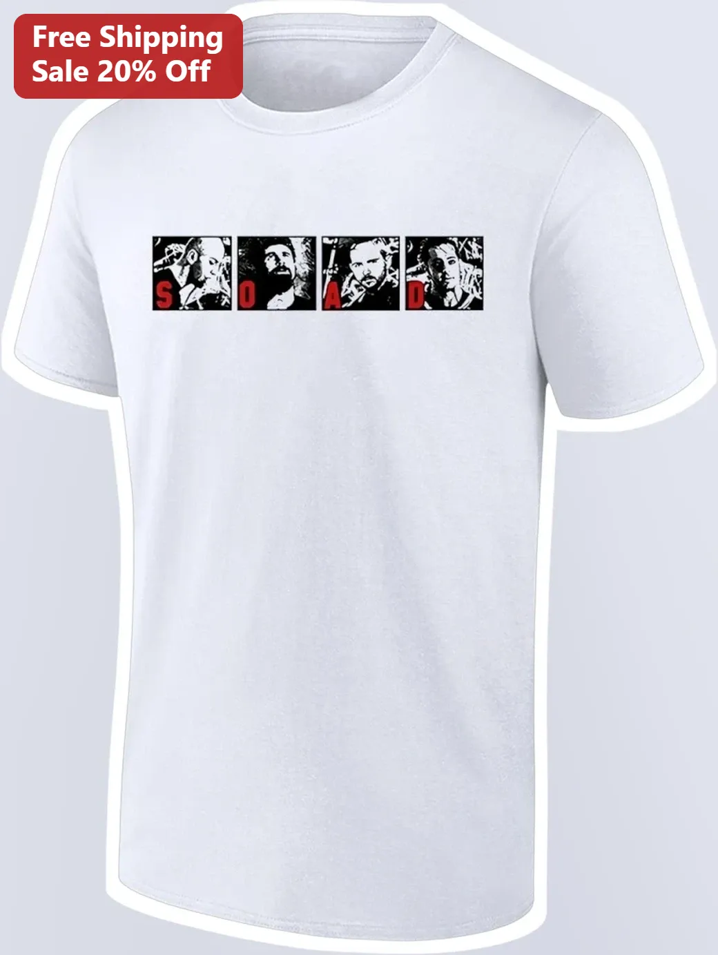 SOAD System Of A Down Band Members Graphic Tee