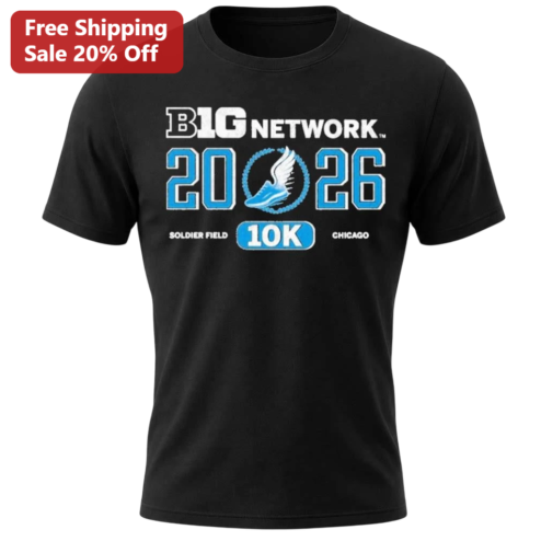 Soldier Field 10K 2026 Chicago Tee, Commemorative Race Day Running Souvenir Shirt