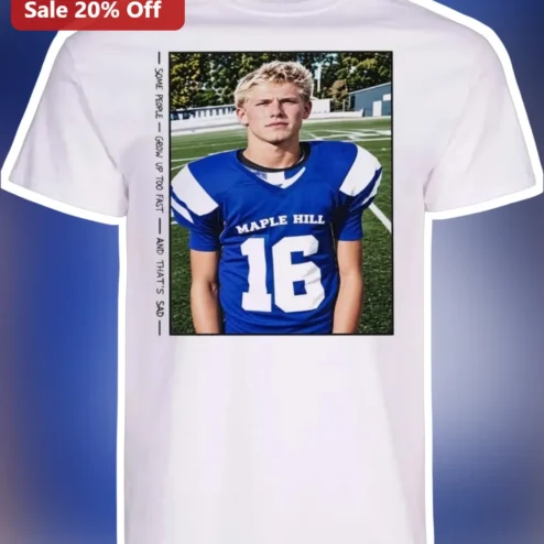 Some People Grow Up Too Fast And That'S Sad Colton Ryan Dear Evan Hansen Tee
