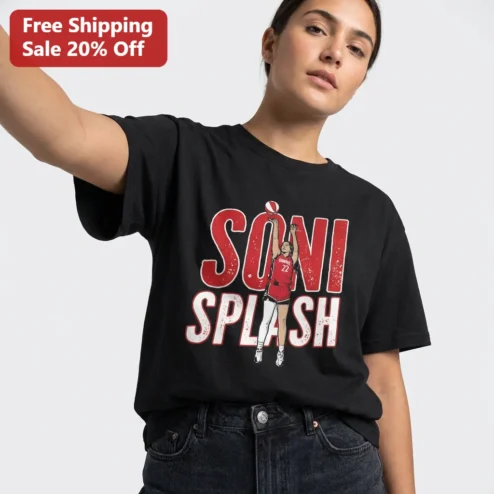 SON! SPLASH Tee Vintage Basketball Graphic Gift for Sports Parents and Fans