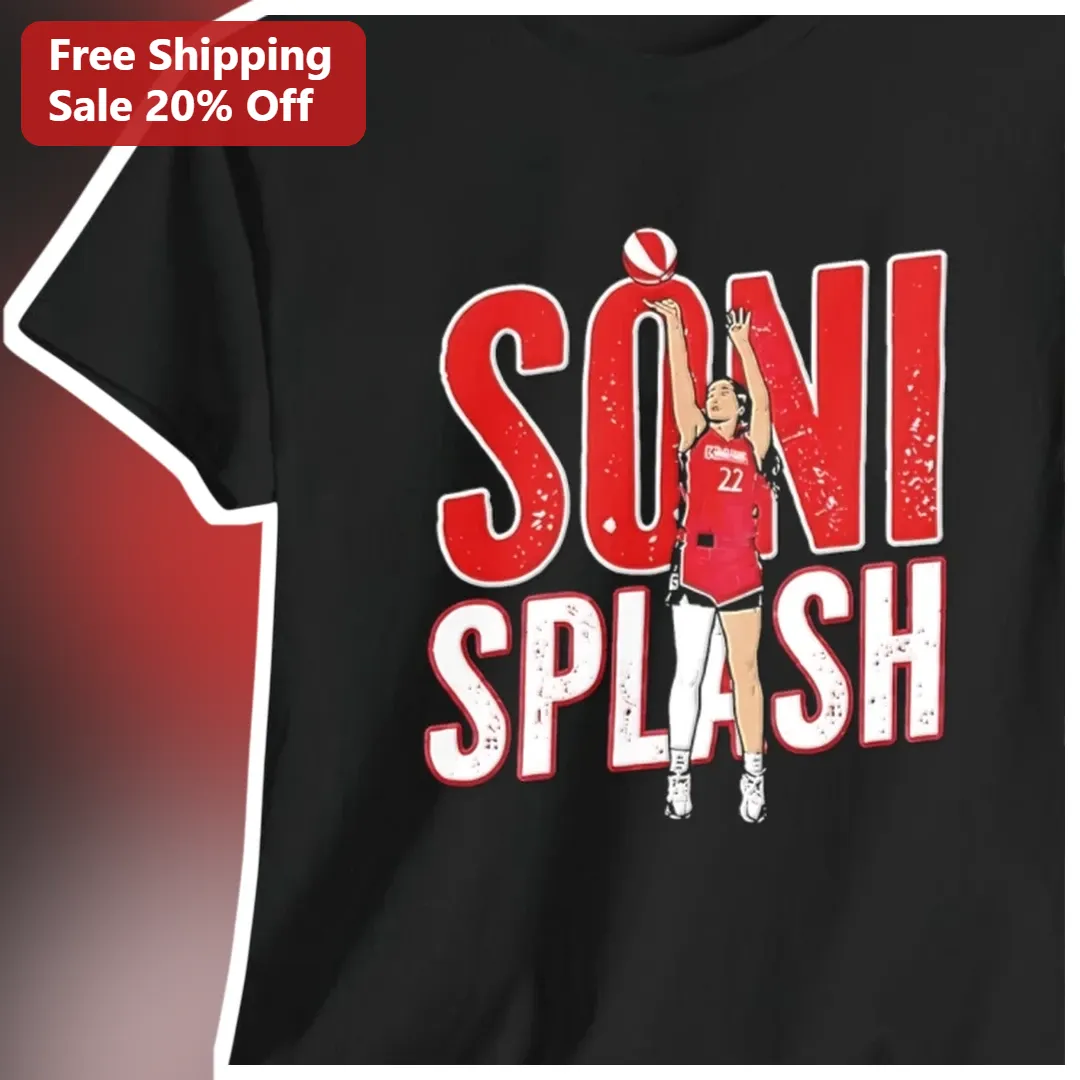 SONI SPLASH Sabrina Ionescu WNBA Basketball Graphic Tee