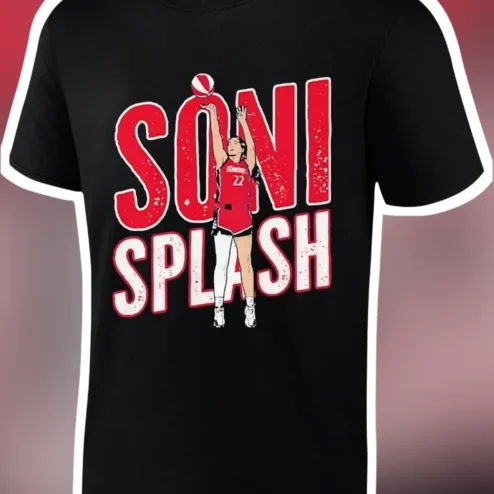 Soni Splash Tee Sonia Citron Washington Basketball Fan Shirt