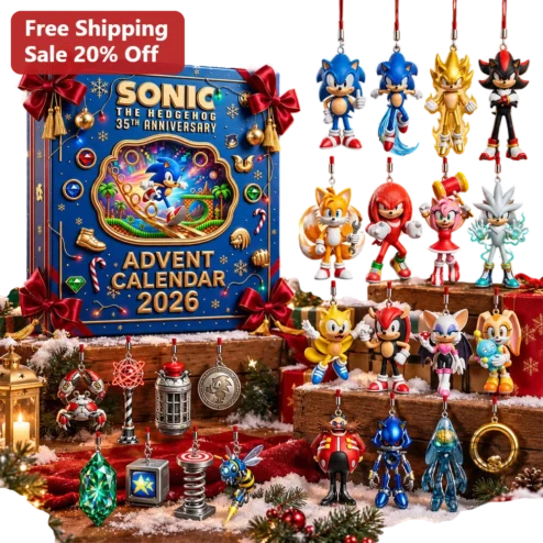 Sonic The Hedgehog 35Th Anniversary Advent Calendar 2026 Holiday Countdown Gift For Kids And Collectors