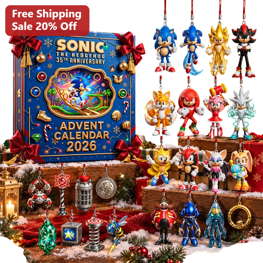 Sonic The Hedgehog 35Th Anniversary Advent Calendar 2026 Holiday Countdown Gift For Kids And Collectors