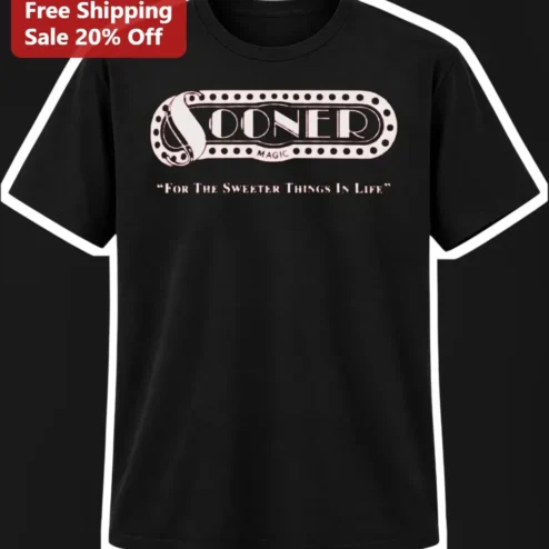 Sooner Magic For The Sweeter Things In Life Vintage Marquee Graphic Tee